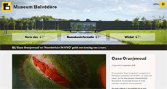 Desktop Screenshot of museumbelvedere.nl